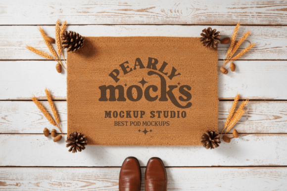 Blank Doormat Mockup 13: A Practical Tool for Design Visualization