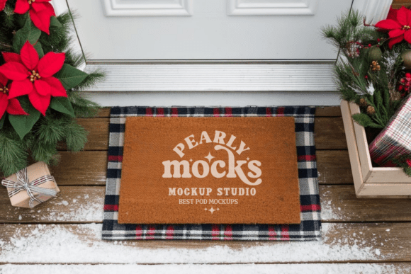 Doormat Mockup 14: Showcasing Designs with Style