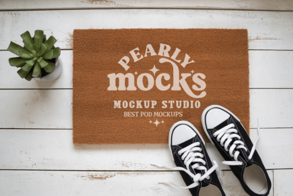 Doormat Mockup 22: Showcase Your Designs with Style