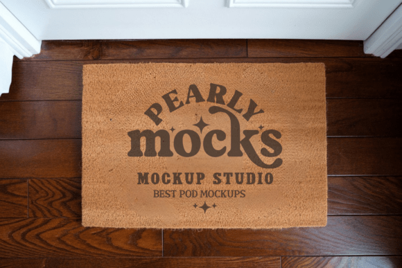 Doormat Mockup: Blank Door Mat Mockup 2
