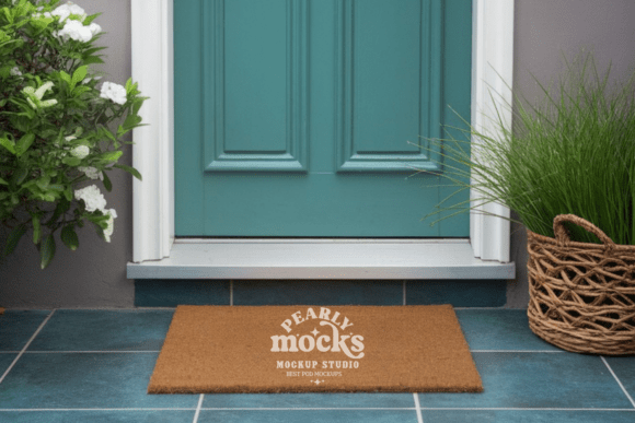 Doormat Mockup, Door Mat Mockup 7: Smart Design Presentation Without the Hassle