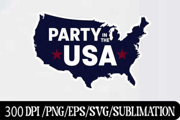 Embrace Your American Spirit with the 4th of July American Map Graphic