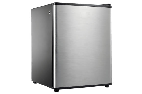 Stainless Steel Mini Refrigerator Isolat: Compact Cooling for Modern Living